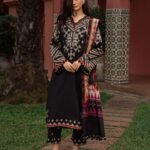 Black Nor Embroidered 3pc