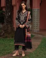 Black Nor Embroidered 3pc